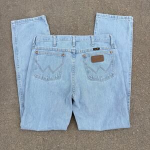 Y2K Wrangler 936GBH Light Wash Slim Fit Cowboy Cut Jeans 32x32